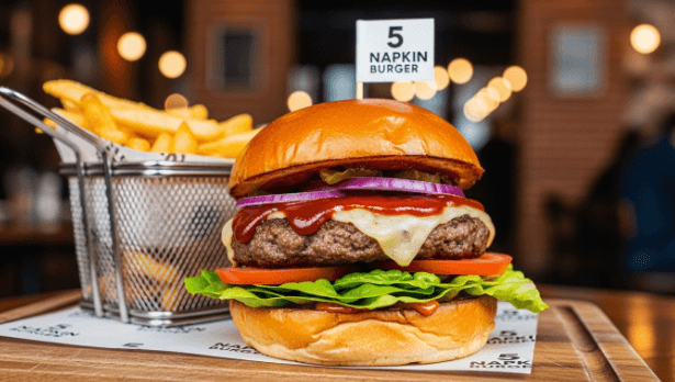 5 Napkin Burger review- A Yummy Hamburger restaurant in New York