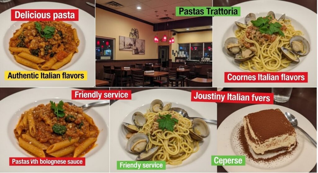 Pastas Trattoria Reiews- A Yummy Italian Restaurant in Pleasanton, California.