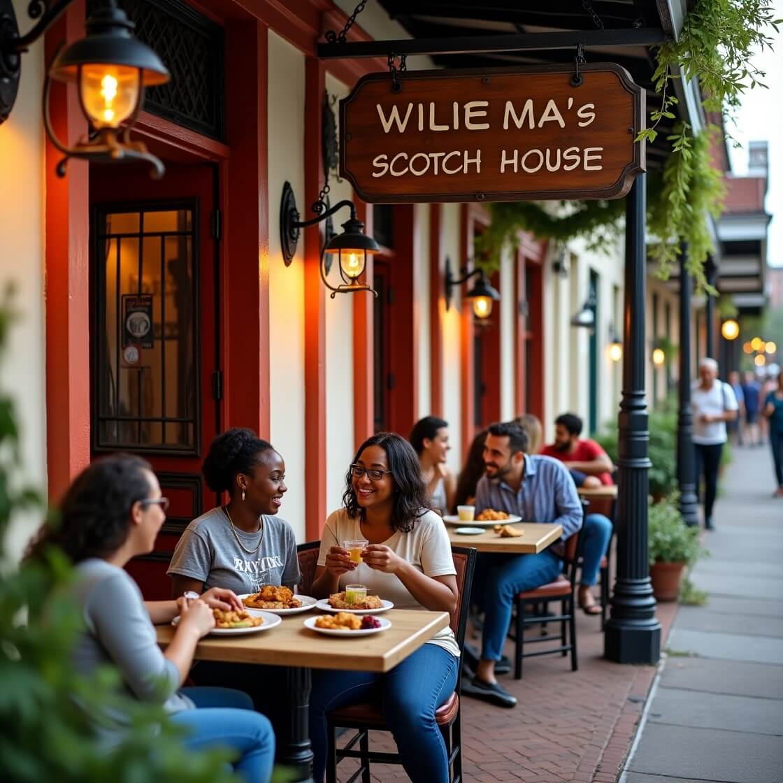 Willie Mae's Scotch House a nice Southern restaurant in New Orleans, usa